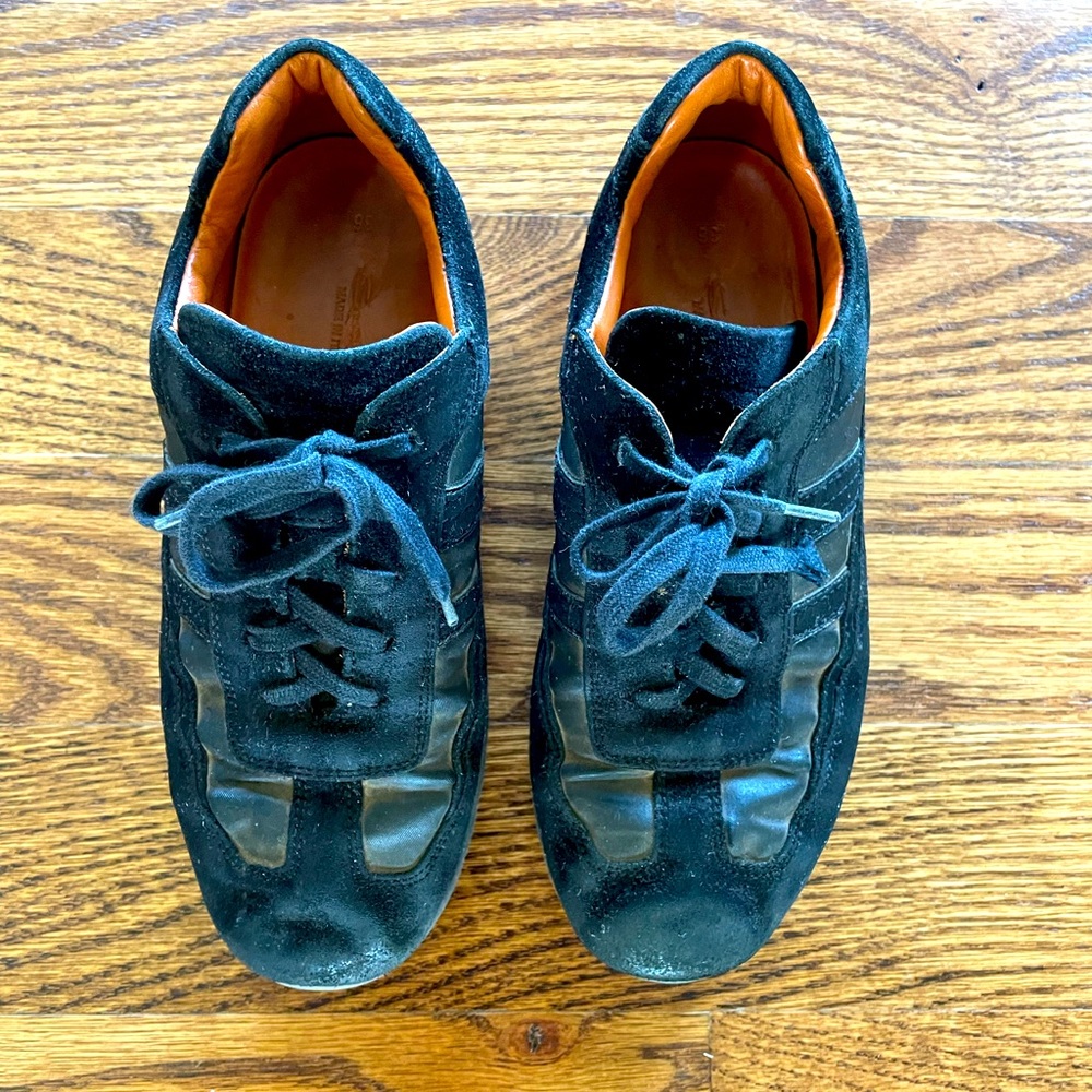 Santoni Jr leather shoes size 36